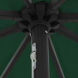 Garden Parasol Green 395 x 395 x 245 cm Polyester 42003645