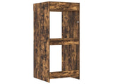 Wash Machine Cabinet with Storage Smoked Oak 67.5 x 68 x 200 cm 3422788