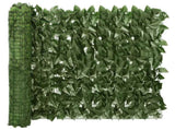 Balcony Privacy Screen with Dark Green Leaves 600x75 cm 3216422