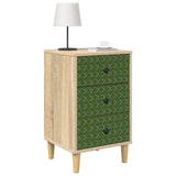 Bedside Cabinet GELEEN Sonoma Oak 36 x 33 x 60 cm 8007273