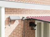 Retractable Awning Red and white 600 x 350 cm Fabric 3331722