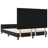 ZNTS Black Velvet Bed Frame 160x200 cm 3345019