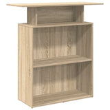 Reception Desk Sonoma Oak 100x40x104 cm Engineered Wood 859053