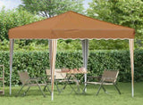 Pop-up Party Tent 195 x 195 x 245 cm Beige Oxford Fabric 42019716