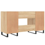 Desk Sonoma Oak 140x50x75 cm Engineered Wood 829575
