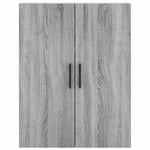 Highboard Grey Sonoma 69.5x34x180 cm Engineered Wood 3195929
