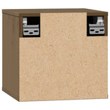 Wall Cabinets 2 pcs Honey Brown 31.5x30x30 cm Solid Wood Pine 818362