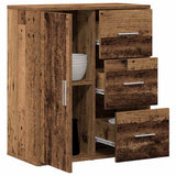 Sideboard with Drawer Old Wood 60 x 31 x 70 cm Engineered Wood 871405
