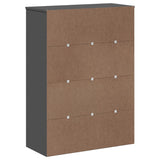 Top for Highboard "VIKEN" Anthracite Grey Engineered Wood 374943