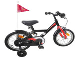 Kids Bike 14 Inches for 3-5 Years Old Black 42009633