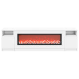 Electric Fireplace White 165 x 28.5 x 47 cm Engineered wood 8021183