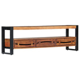 TV Cabinet 140x30x45 cm Solid Acacia Wood 247736