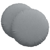 Seat Cushions 2 pcs Light Grey 80 x 29 cm Fabric 42014231