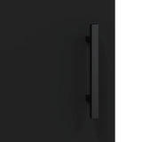 Sideboard Black 69.5x34x90 cm Engineered Wood 827749