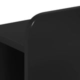 Bed Frame with Storage Black 100 x 200 cm Engineered Wood 3433336