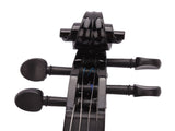 New 4/4 Acoustic Violin Case Bow Rosin Black 67620583