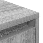 TV Cabinet with LED Lights Grey Sonoma 160.5x41x50 cm 3328431