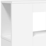 LED Headboard White 180x18.5x103.5 cm Engineered Wood 837358