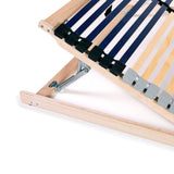 Slatted Bed Bases without Mattress 2 pcs with 42 Slats 70x200 cm 3051419