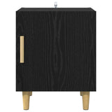 Bedside Cabinet 2 pcs Black Oak 40 x 40 x 50 cm Engineered Wood 880606