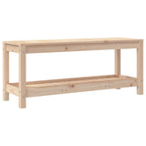 Garden Bench 108x35x45 cm Solid Wood Pine 832382