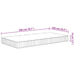 ZNTS Pocket Spring Mattress Medium 100x200 cm 372811