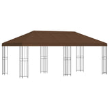 6 x 3 m Brown Polyester and Steel 190 3375993