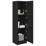 Highboard Black Oak 31.5 x 32 x 122.5 cm 869347