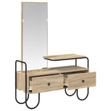 Dressing Table Sonoma Oak 100 x 36.5 x 136 cm Engineered Wood 8007684