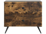 Bedside Cabinet 2 pcs Smoked Oak 43 x 34.5 x 47.5 cm 895456