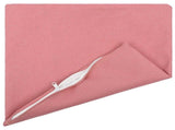 Cushion with Pillow HEERLEN 12 pcs Pink Fabric 926430