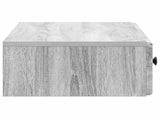 Wall-Mounted Side Table Grey Sonoma 87.5 x 34.5 x 17 cm 899181