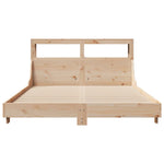 Bed Frame without Mattress 140x190 cm Solid Wood Pine 3306432