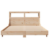 Bed Frame without Mattress 160x200 cm Solid Wood Pine 3306414