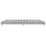 Bed Frame without Mattress Grey Sonoma 120x200 cm Engineered Wood 832155