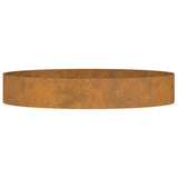 Planter Ring 5 pcs Brown 120 x 120 x 20 cm Weathering Steel 873647