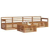 Outdoor Sofa Set 5 pcs Natural Solid Acacia Wood 3372964