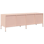 ZNTS TV Cabinet Pink 135x39x43.5 cm Cold-rolled Steel 851305