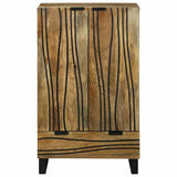 Highboard Brown 60 x 33 x 100 cm Solid mango wood 4017966