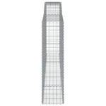 Arched Gabion Basket 400x50x180/200 cm Galvanised Iron 153539