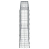 Arched Gabion Basket 400x50x180/200 cm Galvanised Iron 153539