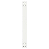 Dining Table Legs 2 pcs White 90x cm Steel 4012733