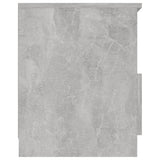 806165 Bed Cabinet Concrete Grey 40x40x50 cm Engineered Wood
