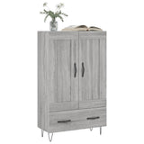 Highboard Grey Sonoma 69.5x31x115 cm Engineered Wood 830322