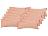 Cushion Cover 12 pcs HOUTEN Pink 40 x 80 cm Boucl 918210