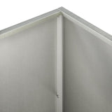 Garden Planter Silver 100 x 40 x 40 cm Stainless Steel 8005254