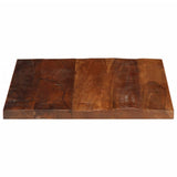 Table Top 50x50x3.8 cm Square Solid Wood Reclaimed 371250