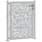 Garden Gate 100x125 cm Weathering Steel Flame Design 4100995