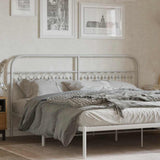Metal Replace Headboard White 180 cm 376685