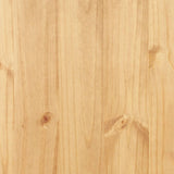 Sideboard "Corona" Brown 112x44x78 cm Solid Wood Mexican Pine 355083